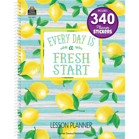 TEACHER CREATED RESOURCES Lemon Zest Lesson Planner TCR8271